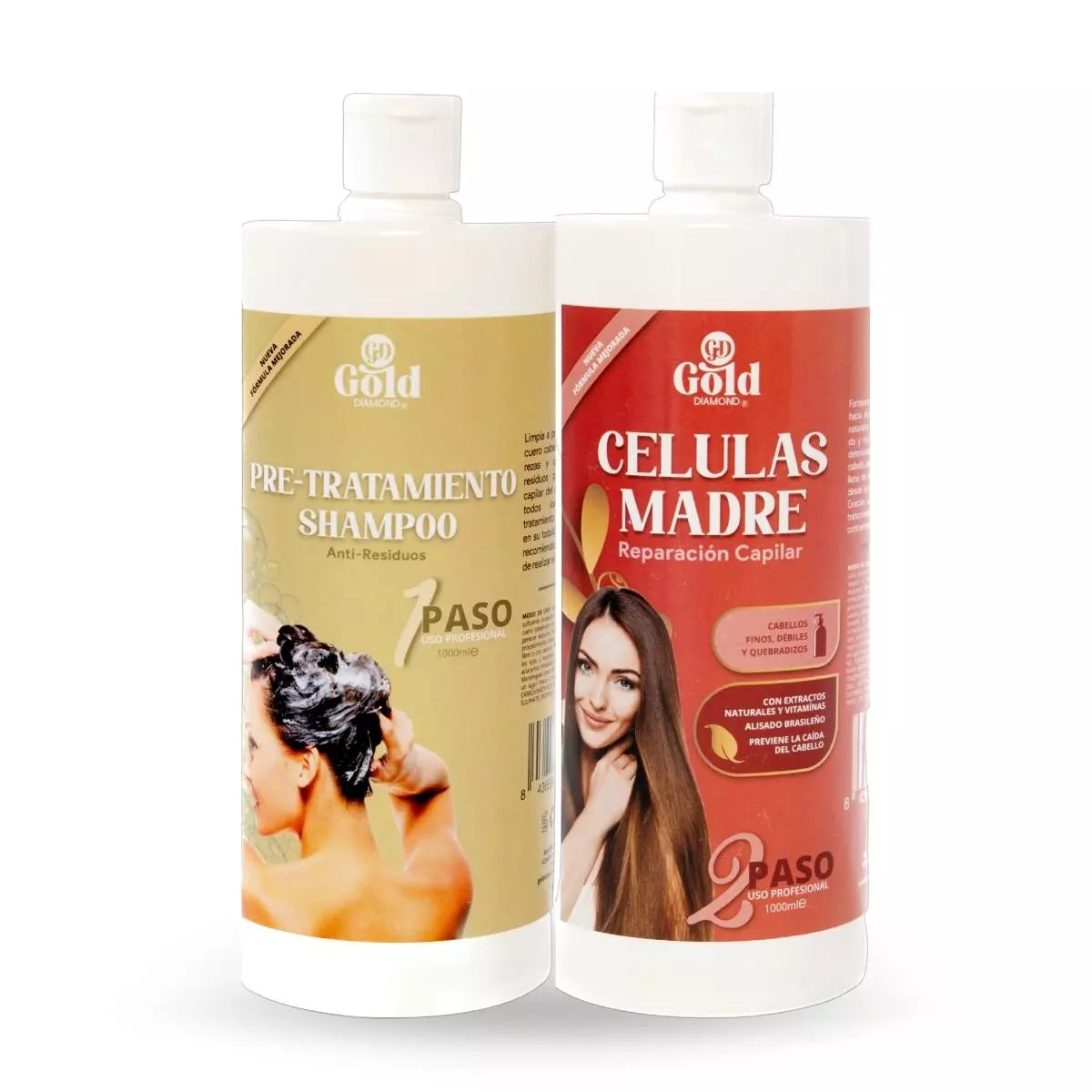 Kit Alisado | Células Madre Gold DIAMOND | Sin Formol (USA)